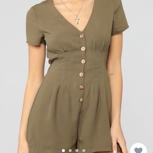 Cinched Romper from FashionNova